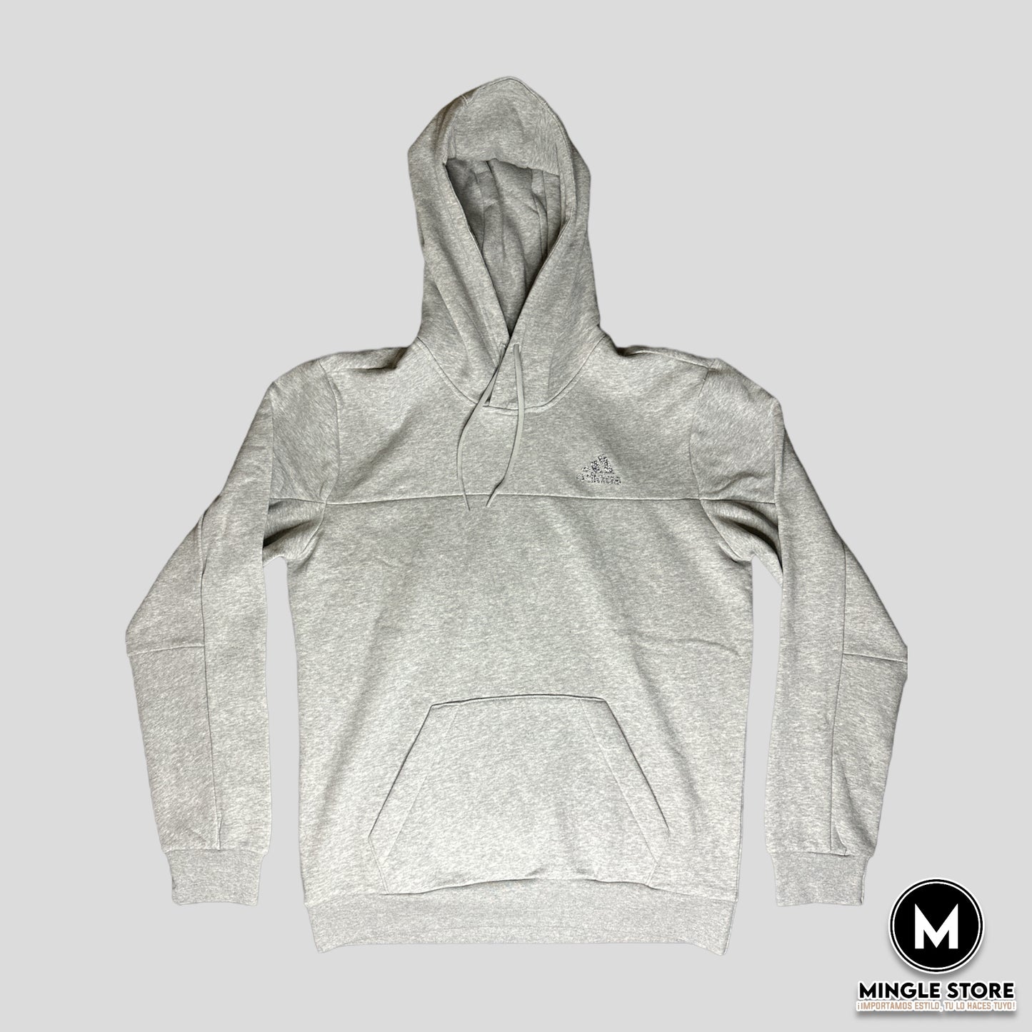 Adidas Sudadera Gris con Logo