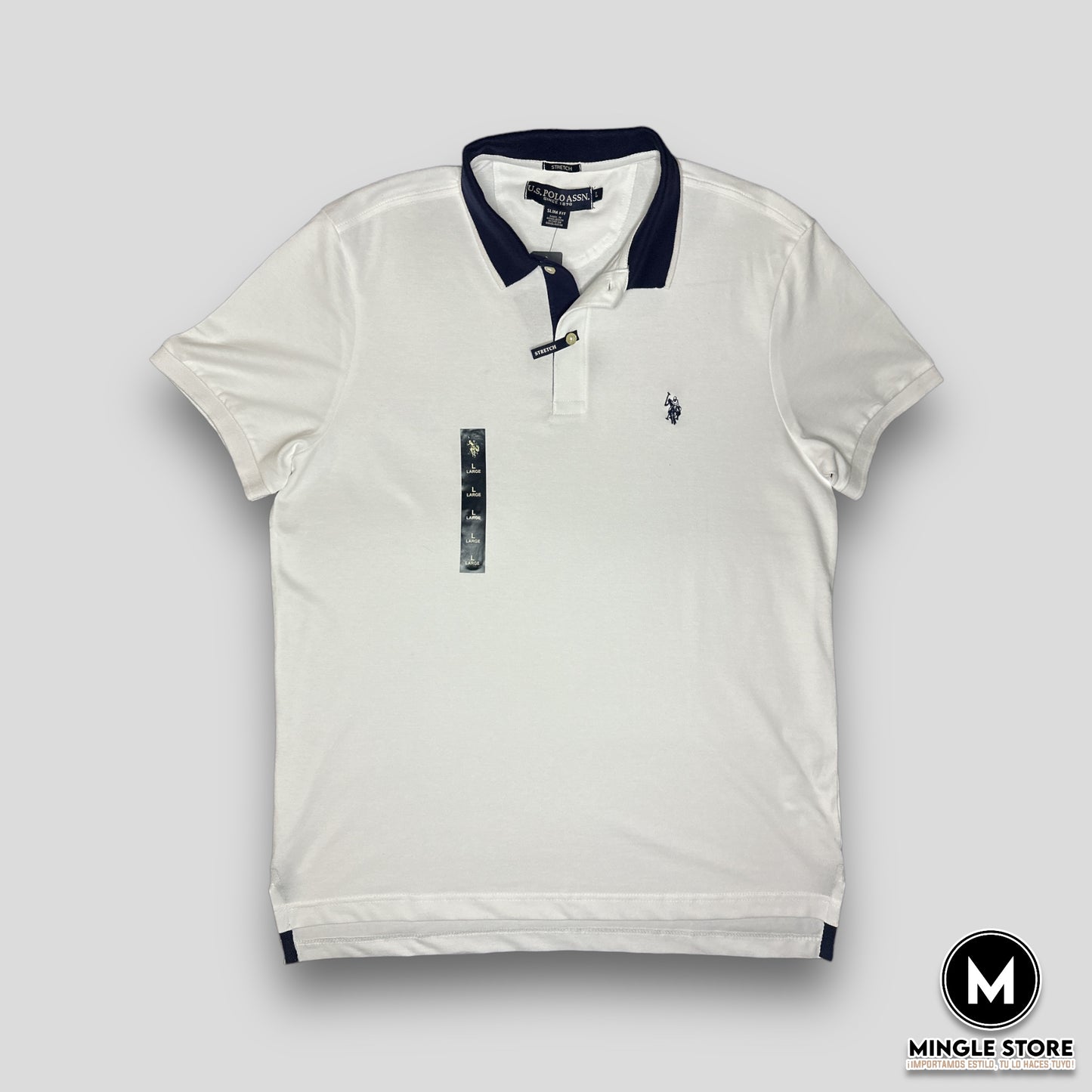 CAMISETA TIPO POLO BLANCA U.S. POLO ASSN