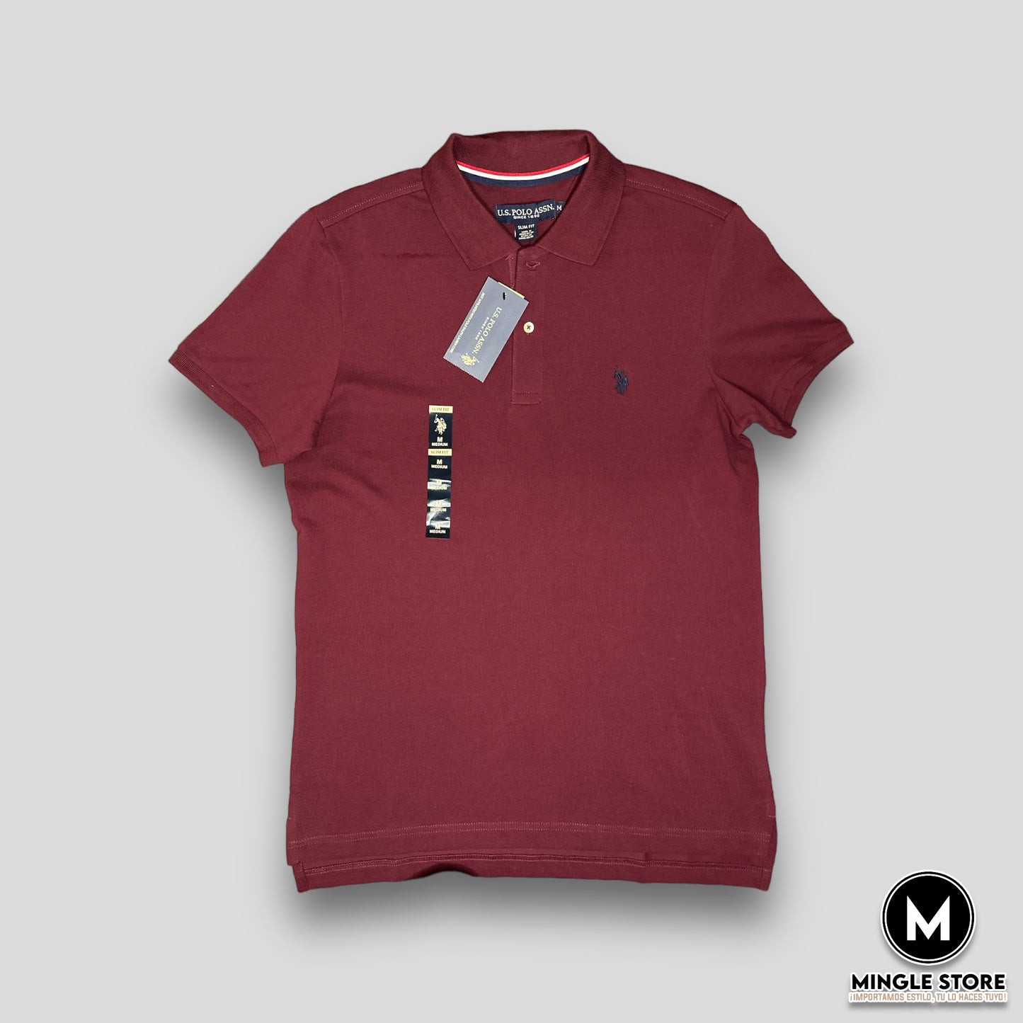 CAMISETA TIPO POLO VINO U.S. POLO ASSN