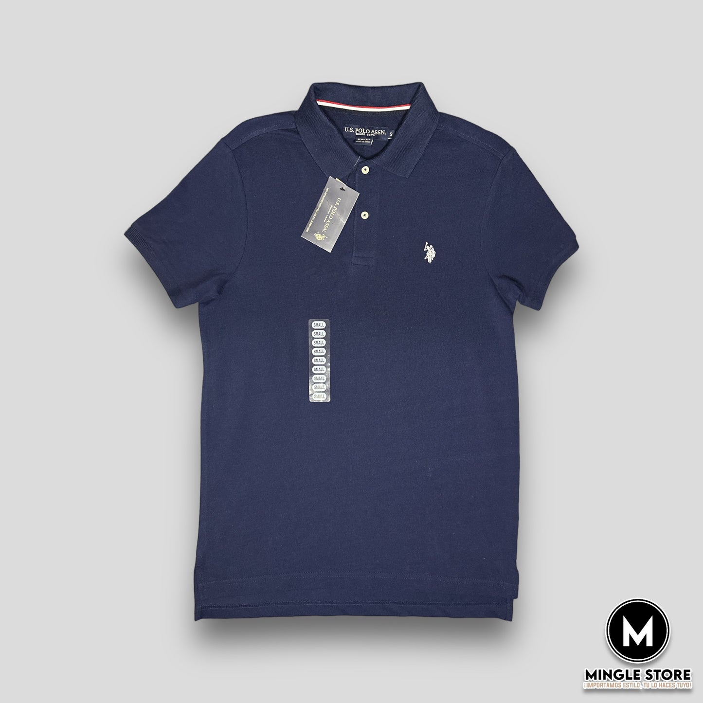 CAMISETA TIPO POLO AZUL U.S. POLO ASSN