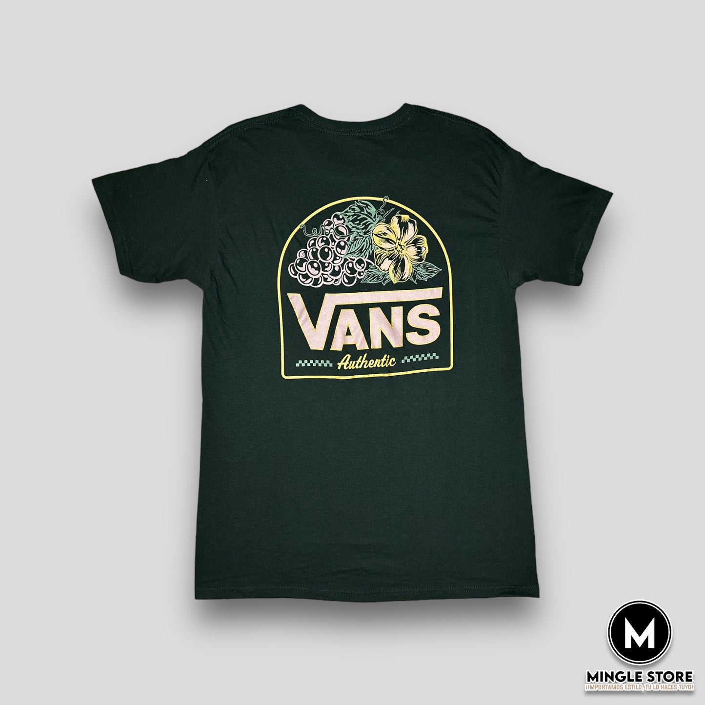 CAMISETA VANS NEGRA CON LOGO