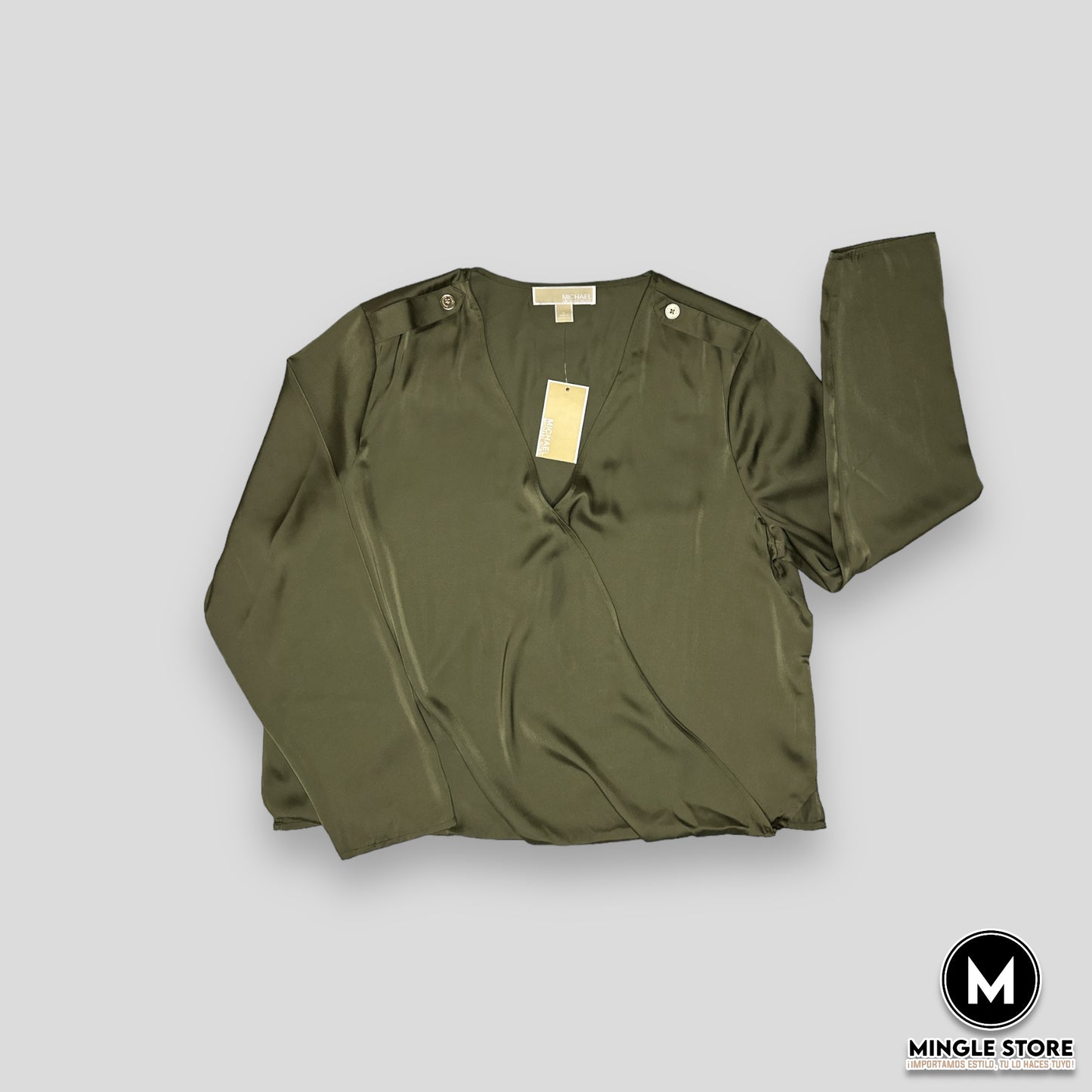 BLUSA VERDE MICHAEL KORS