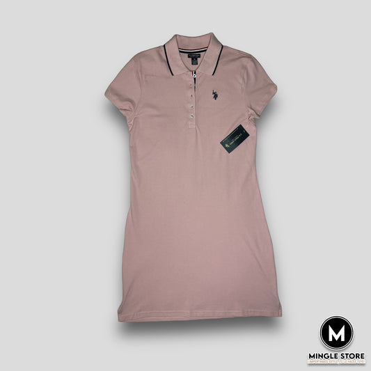 VESTIDO ROSADO U.S. POLO ASSN