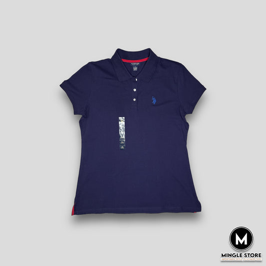 CAMISETA TIPO POLO AZUL U.S. POLO ASSN