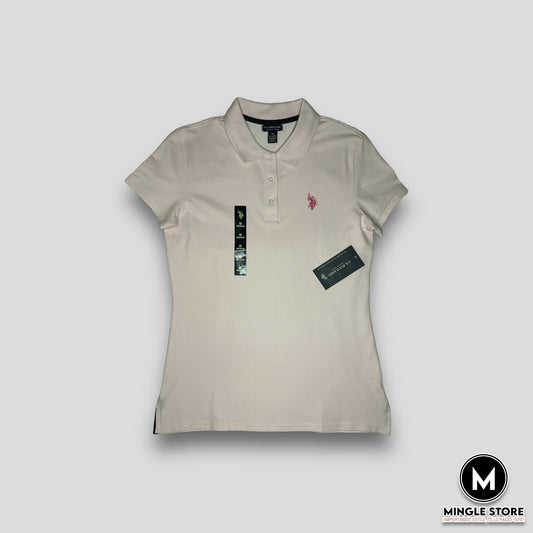 CAMISETA TIPO POLO ROSADA U.S. POLO ASSN